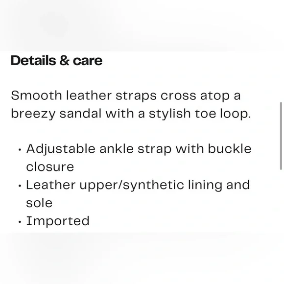 Marc Fisher Loop Sandal. Ladies 8 - Picture 6 of 15